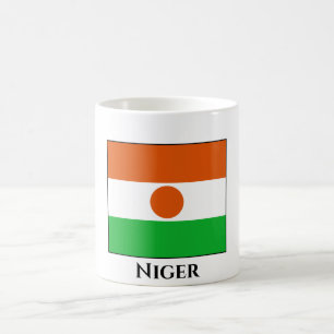 Niger Flagga Kaffemugg