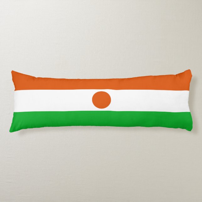Niger Flagga Kroppskudde (Framsidan)
