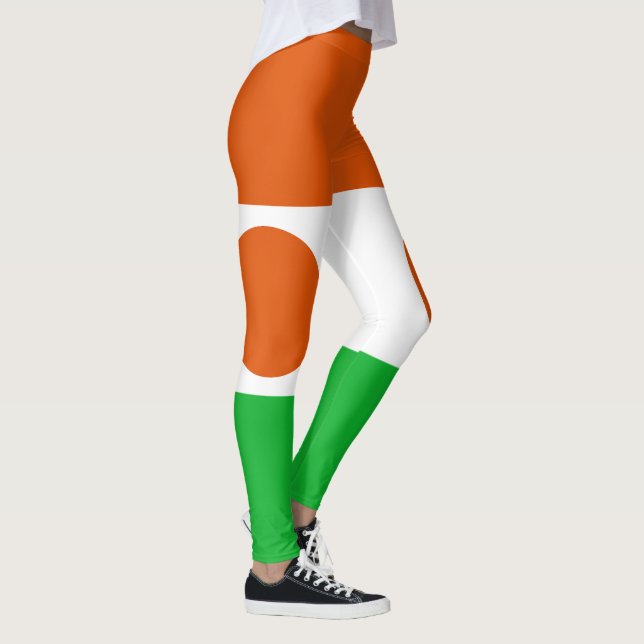 Niger Flagga Leggings (Höger)
