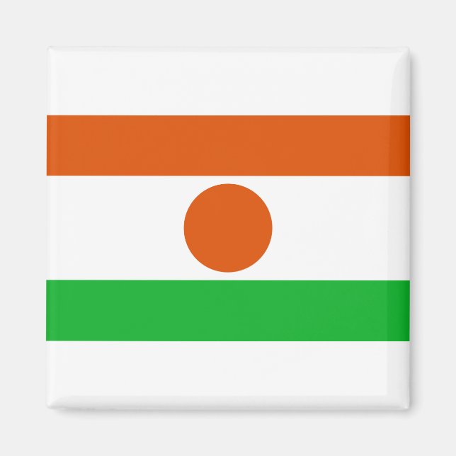 Niger Flagga Magnet (Framsidan)
