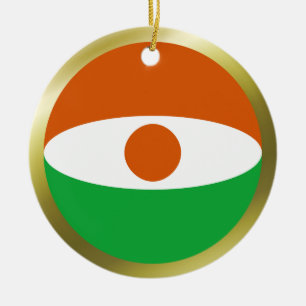 Niger Flagga Ornament