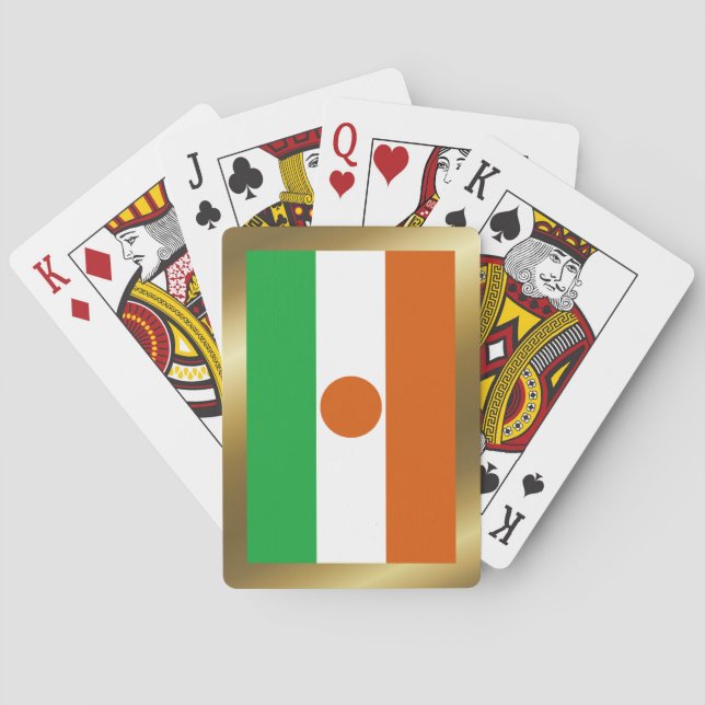 Niger Flagga Spelkort (Baksidan)