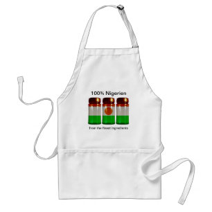 Niger Flagga Spice Burk Apron Förkläde