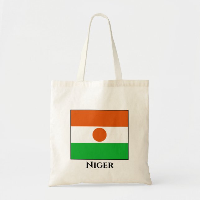 Niger Flagga Tygkasse (Framsidan)
