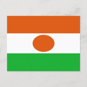 Niger Flagga Vykort
