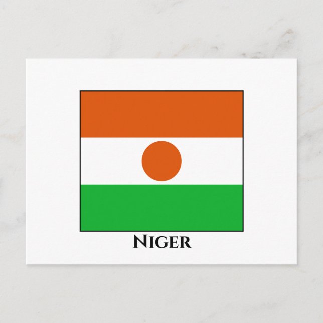 Niger Flagga Vykort (Framsida)