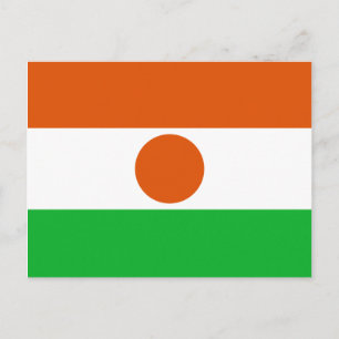 Niger Flagga vykort