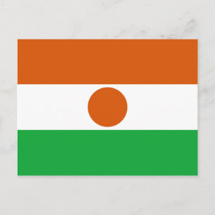 Niger Flagga vykort