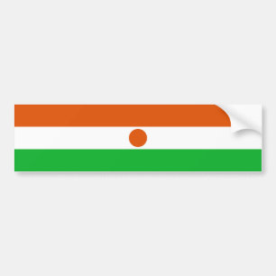 Nigerflagga Bildekal