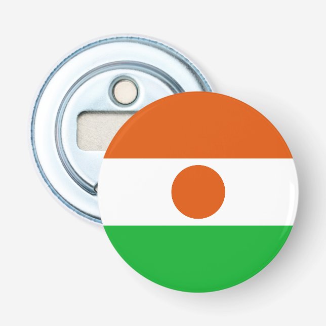 Nigerflagga Flasköppnare (Framsidan)