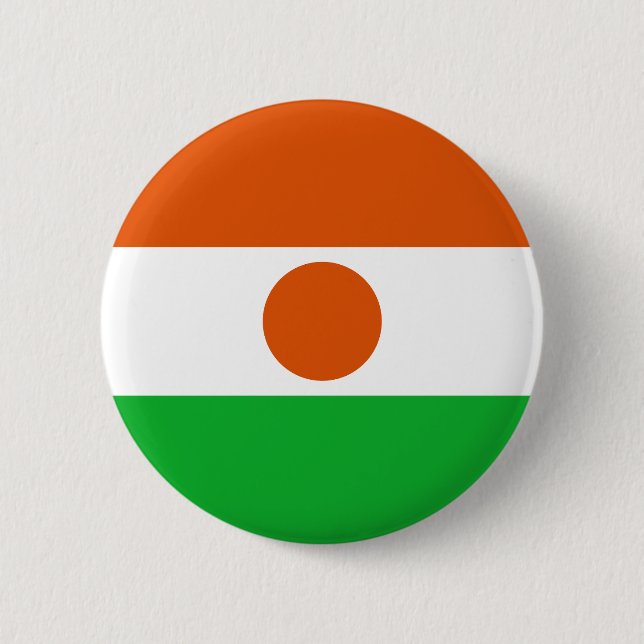 Nigerflagga Knapp (Framsida)