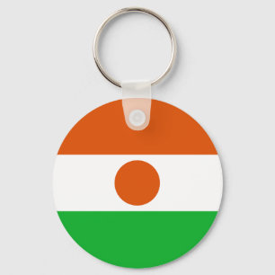 Nigerflagga Nyckelring