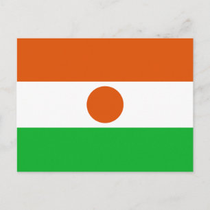 Nigerflagga Vykort