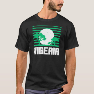 Nigeria Afrika Vintage Sunset Savannah Ghanaian Ro T Shirt