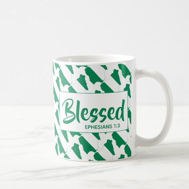 NIGERIA Blsed Ephesian Scripture Christian Kaffemugg (Höger)