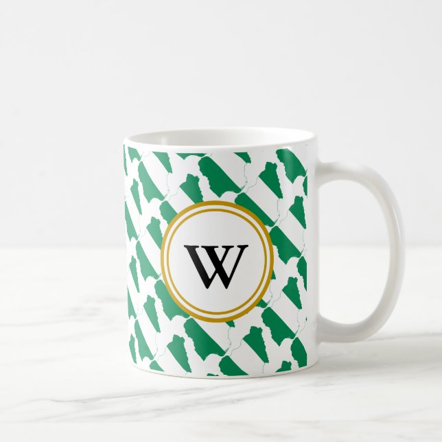 NIGERIA Blsed Nation Monogram Gift Kaffemugg (Höger)