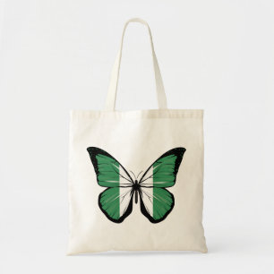 Nigeria Butterfly Flagga Tygkasse