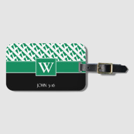 NIGERIA Christian John 3:16 Monogram Naija Bagagebricka