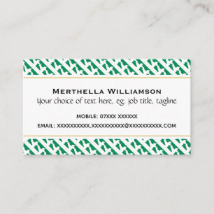 NIGERIA Christian Scripture John 3:16 Visitkort