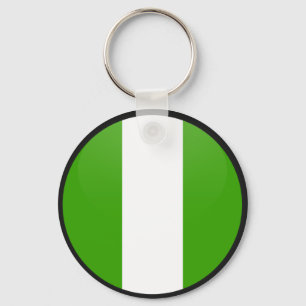 Nigeria cirklar den kvalitets- flagga nyckelring