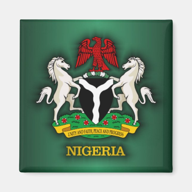 Nigeria COA Magnet (Framsidan)