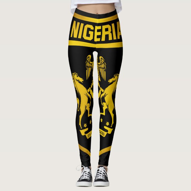 Nigeria Emblem Leggings (Framsida)