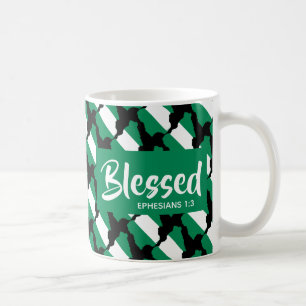 NIGERIA Epheryssar Christian Scripture Blsed Kaffemugg