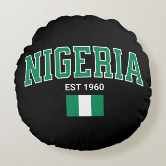 Nigeria Est. 1960 — Stolthetens arv Rund Kudde