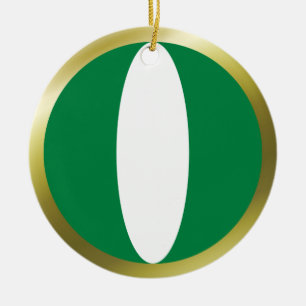 Nigeria Flagg Ornament