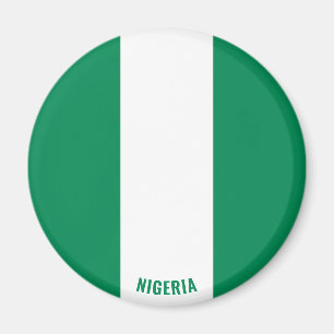 Nigeria Flagga Charming Patriotic Magnet