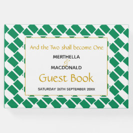 NIGERIA FLAGGA Christian Scripture Nigerian Bröllo Gästböcker