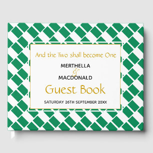 NIGERIA FLAGGA Christian Scripture Nigerian Bröllo Gästböcker