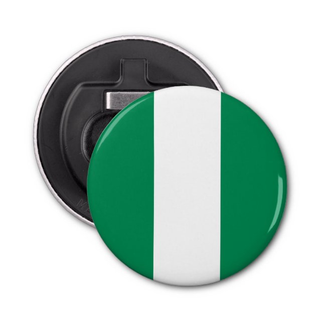 Nigeria Flagga Flasköppnare (Framsidan)