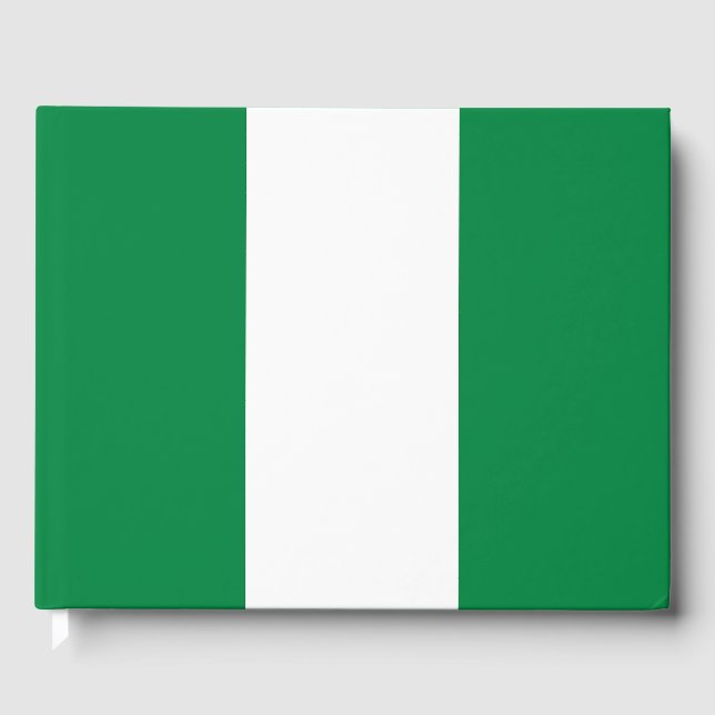 Nigeria flagga gästböcker (Framsida)