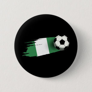Nigeria Flagga Jersey Nigerianska fotbollslaget Ni Knapp