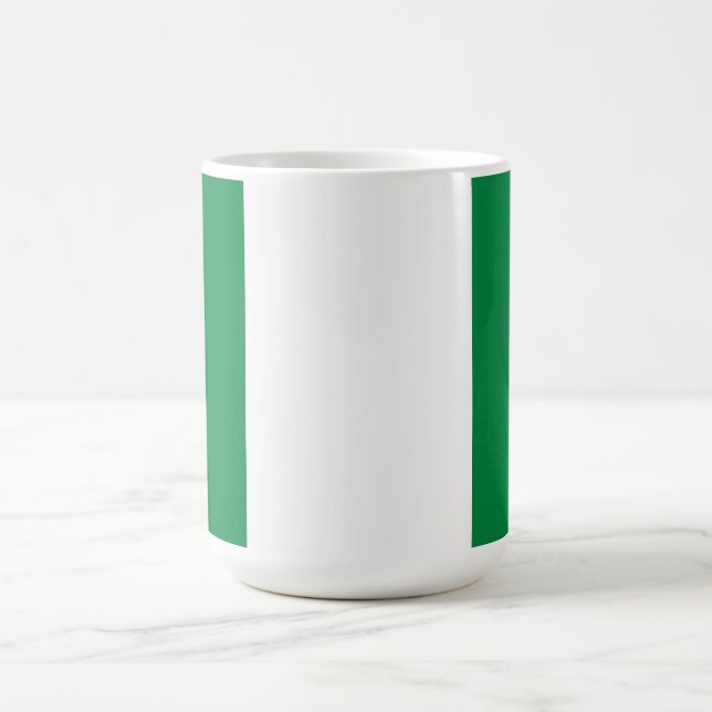 Nigeria flagga kaffemugg (Center)