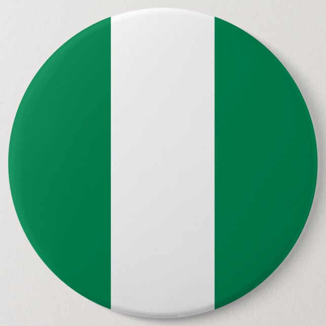Nigeria flagga knapp (Framsida)