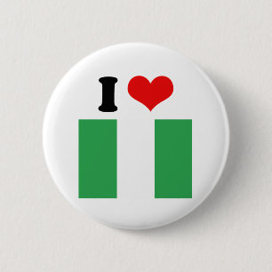 Nigeria flagga knapp