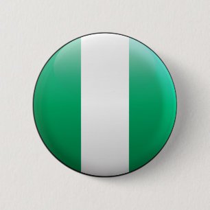 Nigeria flagga knapp