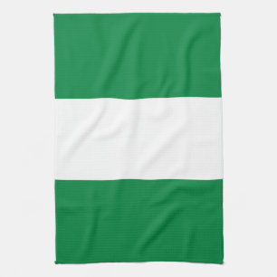 Nigeria flagga kökshandduk