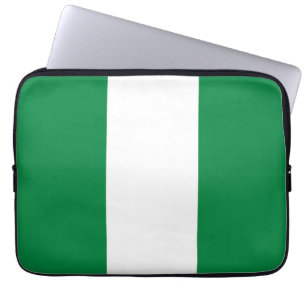 Nigeria flagga laptop fodral