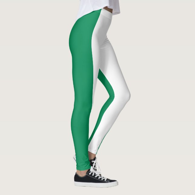 Nigeria Flagga Leggings (Höger)