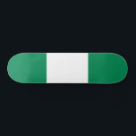 Nigeria Flagga Mini Skateboard Bräda 18,5 Cm<br><div class="desc">Nigerias patriotiska flagga.</div>