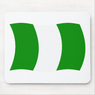 Nigeria Flagga Mousepad Musmatta