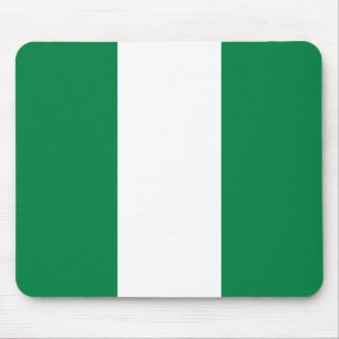 Nigeria Flagga Mousepad Musmatta