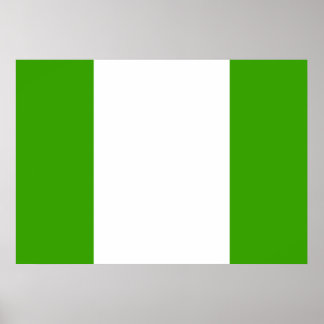 Nigeria Flagga Poster