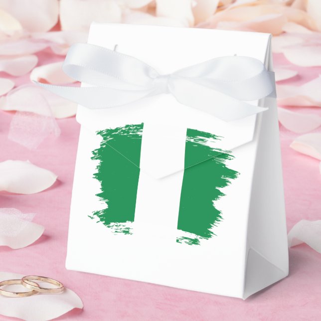 Nigeria flagga presentaskar (Bröllop)