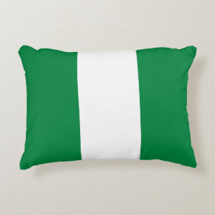 Nigeria flagga prydnadskudde