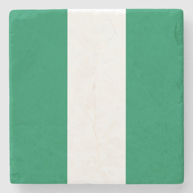 Nigeria Flagga Stenunderlägg (Framsidan)