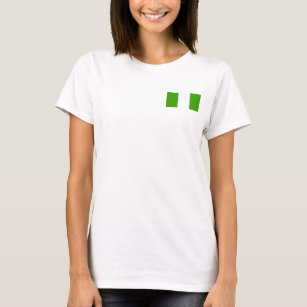 nigeria flagga t shirt